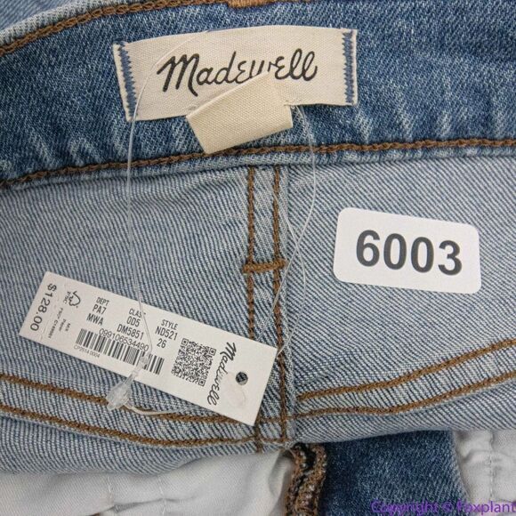NEW Madewell The Perfect Vintage Straight Jean in Montville Wash, 26 - Picture 13 of 16